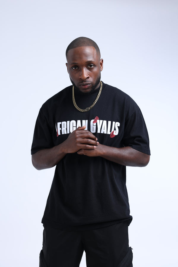 African Gyalis (Black) Tee