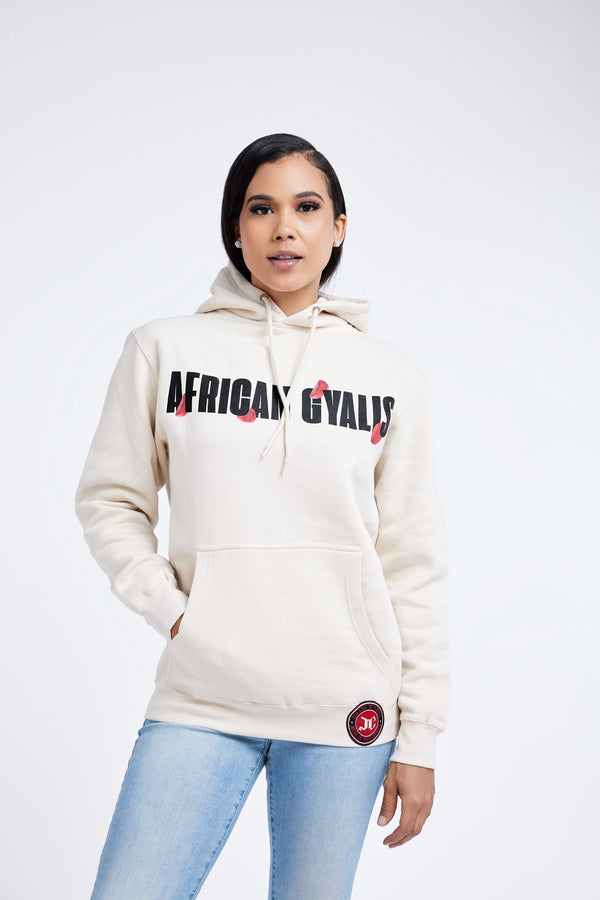 African Gyalis Hoodie (Cream)