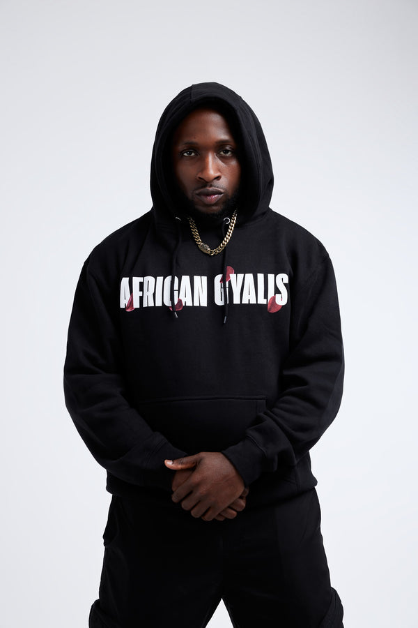 African Gyalis Hoodie (Black)