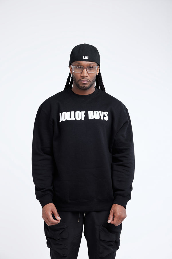 Jollof Boys Crewneck (Black)